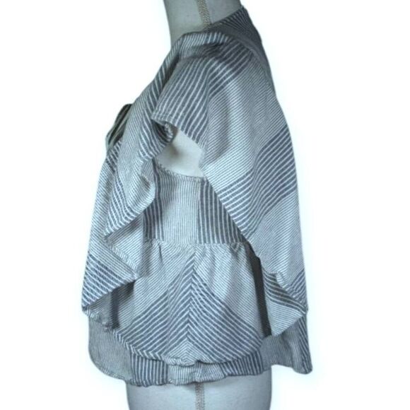 MELROSE & MARKET BLUE & WHITE STRIPE TOP SZ.XXS EUC. - Picture 3 of 6